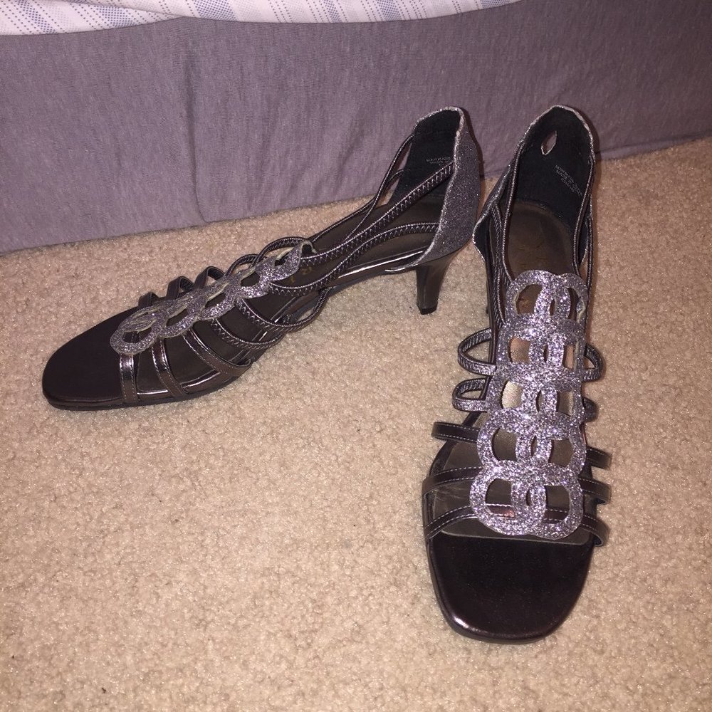 Silver heels